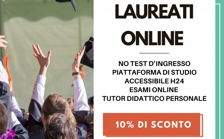  Vuoi laurearti? Studia Online con FORMAT: hai il 10% di SCONTO!